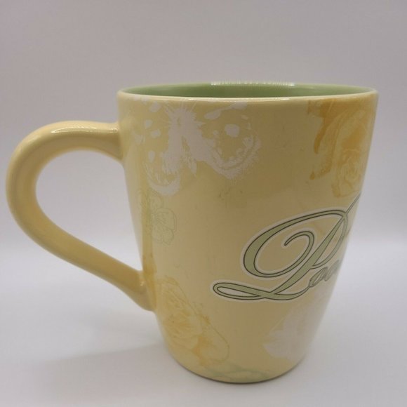 Disney Store Exclusive WINNIE THE POOH Yellow and Green Coffee Tea Mug Cup - Picture 4 of 6